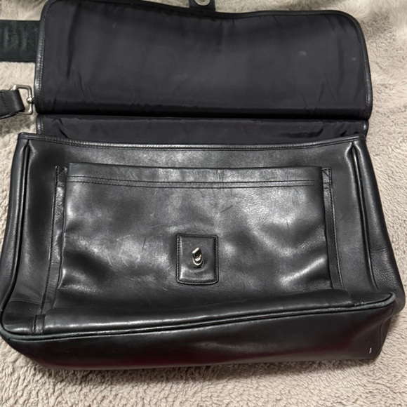 Coach 5266 Vintage Beekman Black Briefcase/Laptop Bag W/Turnlock